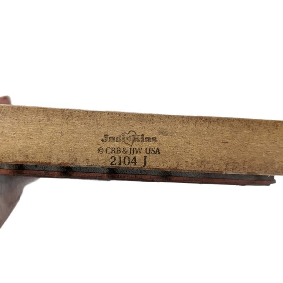 Large Rubber Ink Stamp Bach Music Judikens - Picture 2 of 3